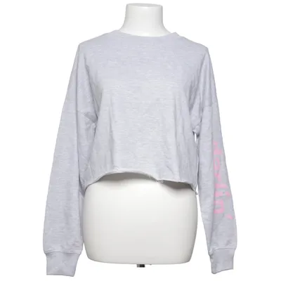 Collegetröja (Grå, Rosa) från Bershka_BSKGIRL Bomull, Elastan, Polyester