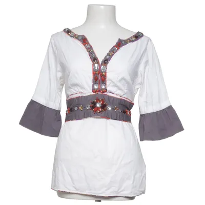 Blouse (Blanc, Gris, Multicolore) de Almatrichi Coton, Élasthane