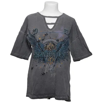 T-shirt (Gris) de Sheego Casual Coton