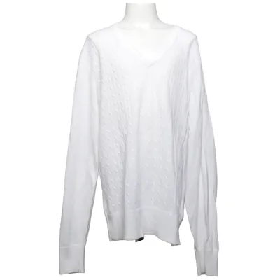 Pullover (White) from Daily Women Acrylic, Cotton