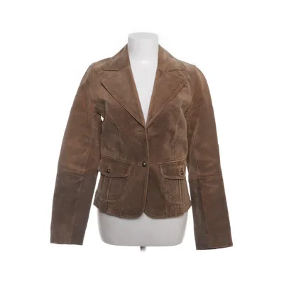 Læderblazer (Brun)