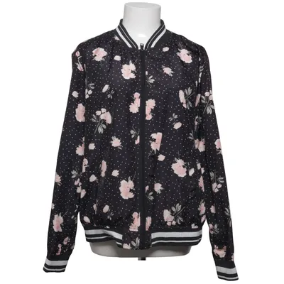 Bomberjacka (Svart, Flerfärgad) från Jean Pascale Elastan, Metallfiber, Polyester