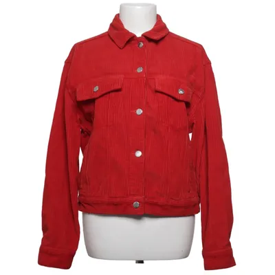 Veste (Rouge) de Topshop Moto Coton
