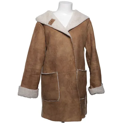 Shearlingjacka (Brun) från Mango Casual Polyester