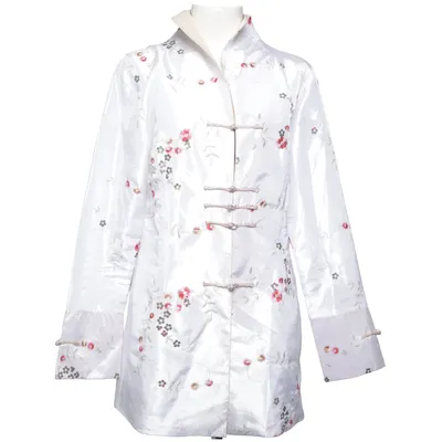 Cheongsam (Blanc, Multicolore) de Laogudai