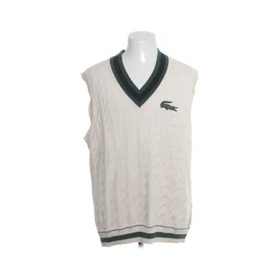 Slipover (White, Multicolored) from Lacoste Cotton, Polyamide