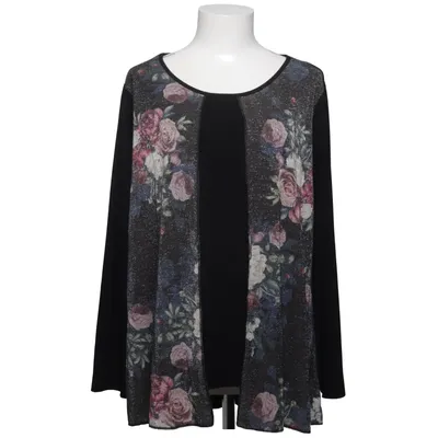 Haut (Noir, Multicolore) de Imagini Élasthane, Polyester