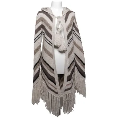 Kofta (Beige, Brun, Svart) från Isla Ibiza Bonita Akryl, Bomull, Mohair, Polyamid, Ull