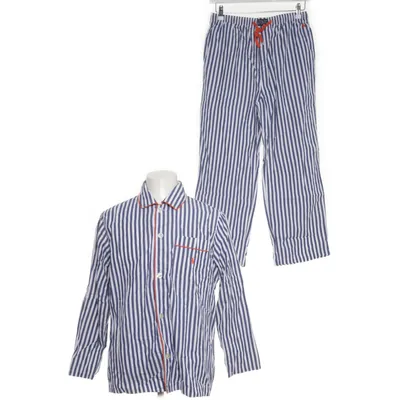 Pajamas (White, Blue) from Polo Ralph Lauren Cotton