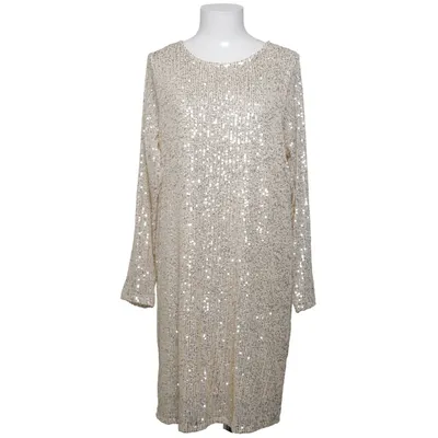 Klänning (Beige, Silverfärgad) från Soyaconcept Återvunnen polyester