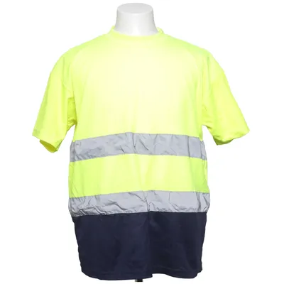 T-shirt (Yellow, Blue) from Portwest Cotton, Polyester