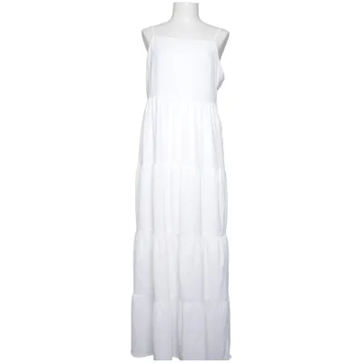 Maxi jurk (Wit) van Divided by H&M Polyester, Elastaan