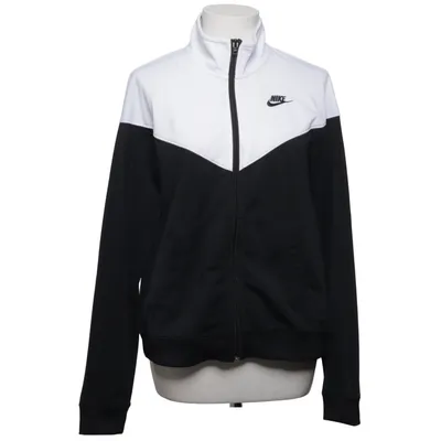 Träningsjacka (Svart, Vit) från Nike Elastan, Polyester