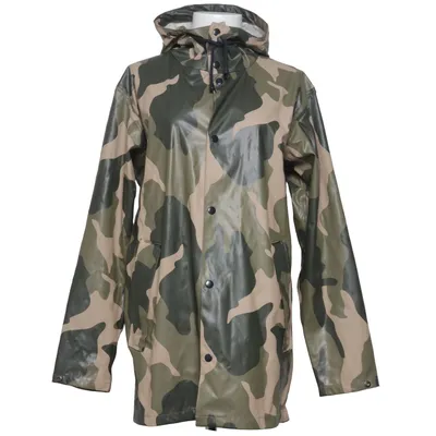 Regnfrakke (Grøn, Beige) fra Everest Polyester, Polyurethan