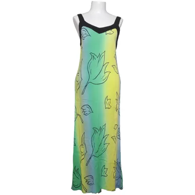 Maxi jurk (Groen, Geel, Blauw) van Kattsjön Viscose
