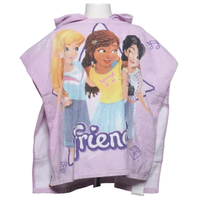 Bath cape (Purple, Multicolored) from Character World Cotton