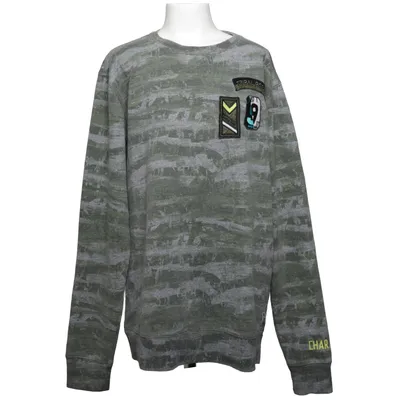 Sweatshirt (Vert, Gris, Multicolore) de Garcia Jeans Coton, Polyester