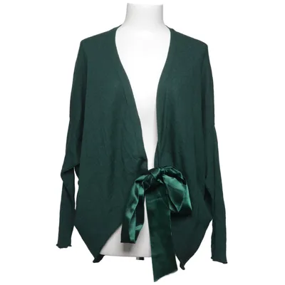 Cardigan (Groen) van Kayla Acryl, Alpacawol, Polyamide