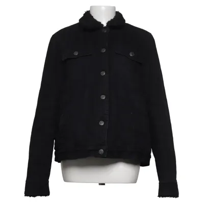 Lined denim jacket (Black) from Denim Co Cotton, Polyester, Viscose
