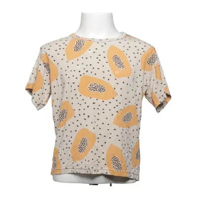 T-shirt (Beige, Gul, Sort) fra Mixed Grill Bambus, Elastan