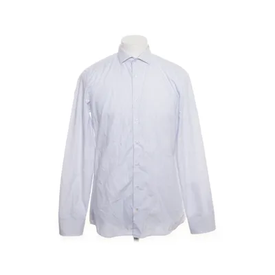 Shirt (White, Blue) from Eterna Cotton