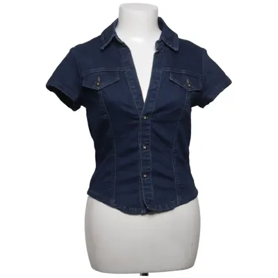 Jeansskjorta (Blå) från BDG by Urban Outfitters Elastan, Återvunnen bomull, Återvunnen polyester