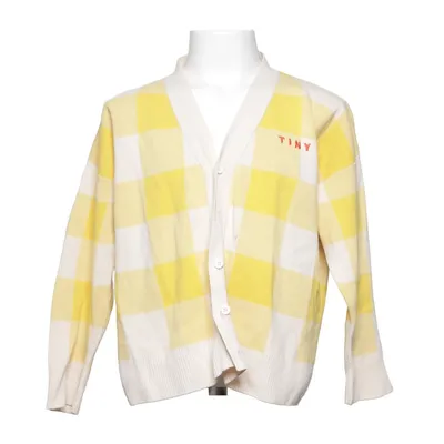 Cardigan (Yellow, White) from Tinycottons Cotton