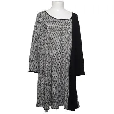 Jurk (Zwart, Wit) van Handberg Elastaan, Viscose