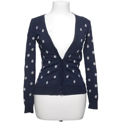 Cardigan (Bleu, Blanc) de KOOKAI Laine de mouton