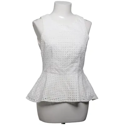 Peplumtopp (Vit) från H&M Conscious Collection Ekologisk bomull