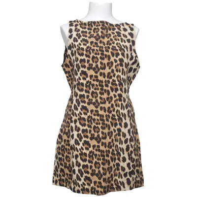 Jurk (Bruin, Zwart) van Zara Viscose