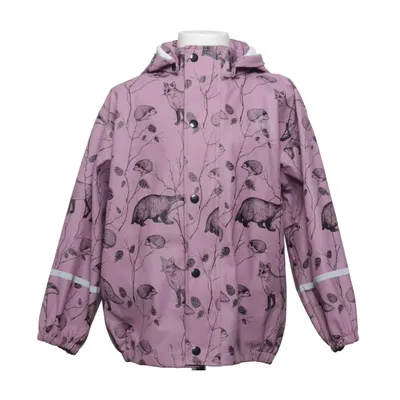 Regenjack (Roze, Meerkleurig) van Citat Polyester, Polyurethaan