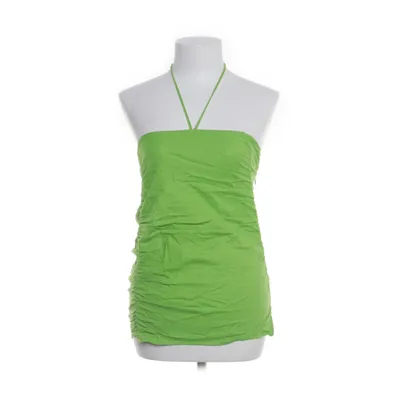 Haltertop (Groen) van Zara Linnen, Viscose