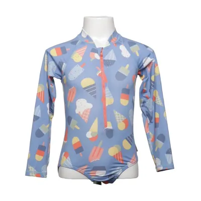 Swimsuit (Blue, Multicolored) from Polarn O. Pyret Elastane, Recycled polyester