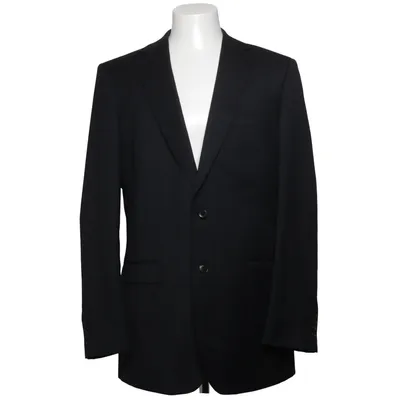 Kavaj (Svart) från Dressmann Premium Collection Polyester, Viskos, Ull