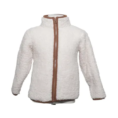 Fleece jas (Wit, Bruin) van Inextenso