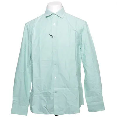 Chemise (Vert) de Ombre Coton
