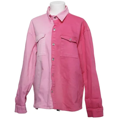 Jeansjacka (Rosa, Flerfärgad) från Nasty Gal Bomull