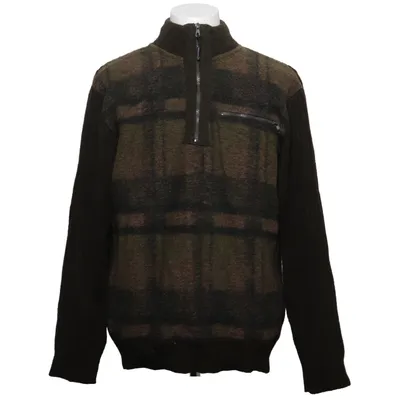 Pull-over (Vert, Marron) de Chevalier Acrylique, Polyester, Laine