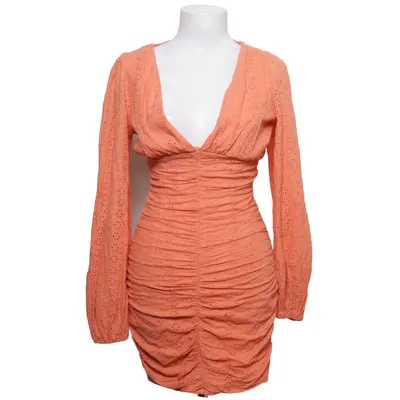 Jurk (Oranje) van PrettyLittleThing Katoen, Polyester
