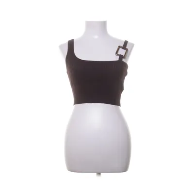 Crop top (Brun) från Boohoo Polyester, Viskos
