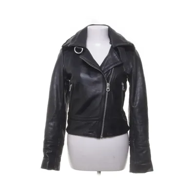 Biker jacket (Black) from Denham Leather, Polyester