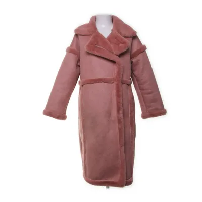 Vinterjacka (Rosa) från VILA Clothes Polyester, Polyuretan, Pälsimitation