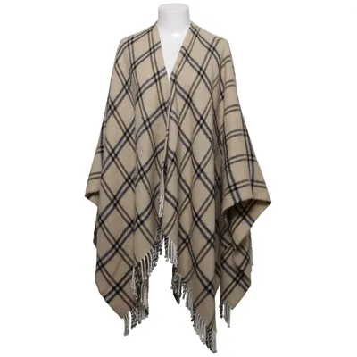 Poncho (MFAB00090 Beige) fra Maje Akryl, Uld