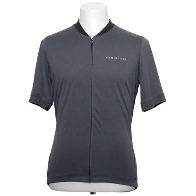 Wielershirt (Grijs) van Decathlon Elastaan, Polyester