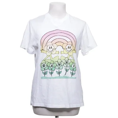 T-shirt (Blanc, Multicolore) de Ganni Coton biologique