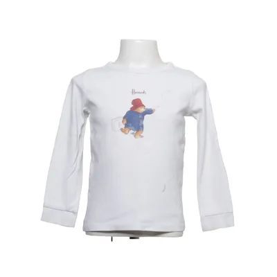 T-shirt à manches longues (Blanc) de Harrods Coton, Élasthane