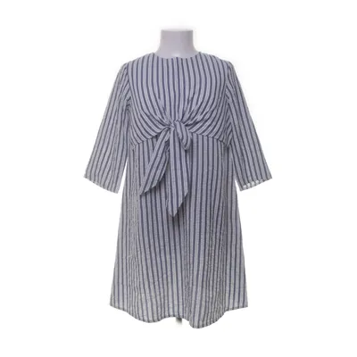 Klänning (Blå, Vit) från ASOS Polyester, Bomull