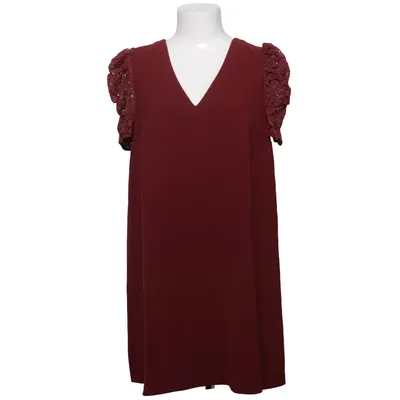 Kjole (Rød) fra Sézane Polyamid, Polyester, Viscose