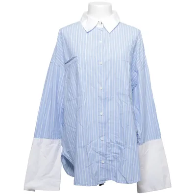 Chemise (Bleu, Blanc) de Divided by H&M Coton